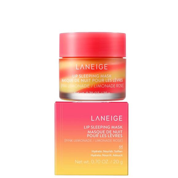 Laneige Lip Sleeping Mask Pink Lemonade Coral Balm NIB Full Size 20g / 0.70 oz - Picture 15 of 15